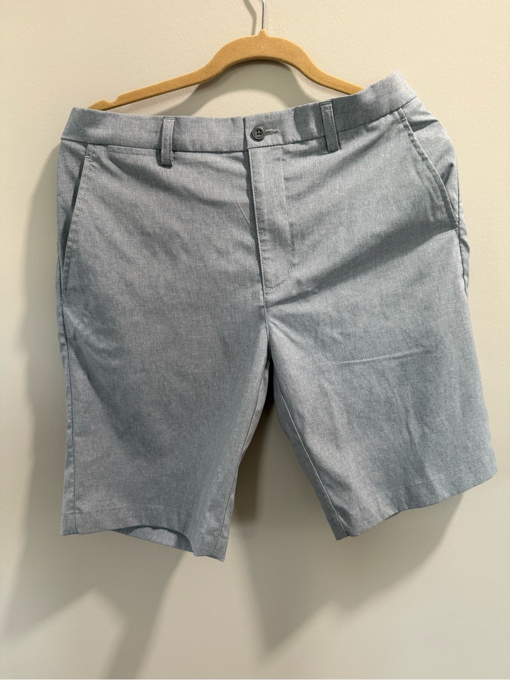 PGA Tour Light Gray Flat Front Golf Shorts